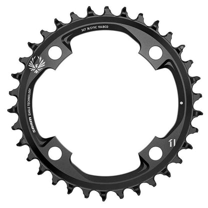 SRAM X-SYNC 2 34 Chainring BCD: 104 - Aluminum - Black [MPN: 11.6218.033.010]_1110591