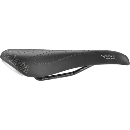 Selle Italia Sport Gel Flow Bike Saddle 270 x 140mm - Black [MPN: 052H501AEC001]_1293957