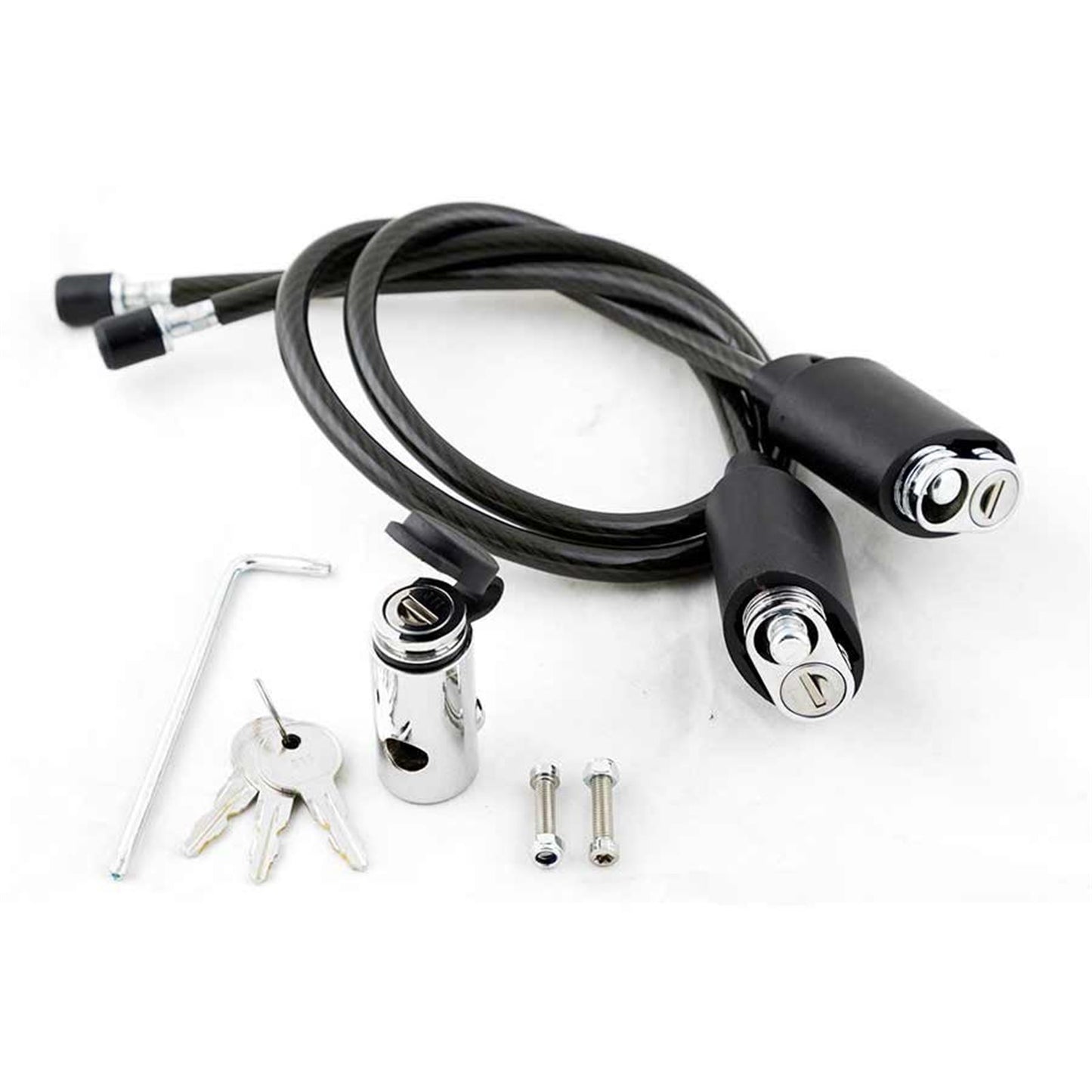 Kuat Transfer Cable Lock Kit with Locking Hitch Pin - Triple [MPN: ATSCLK13]_1110656