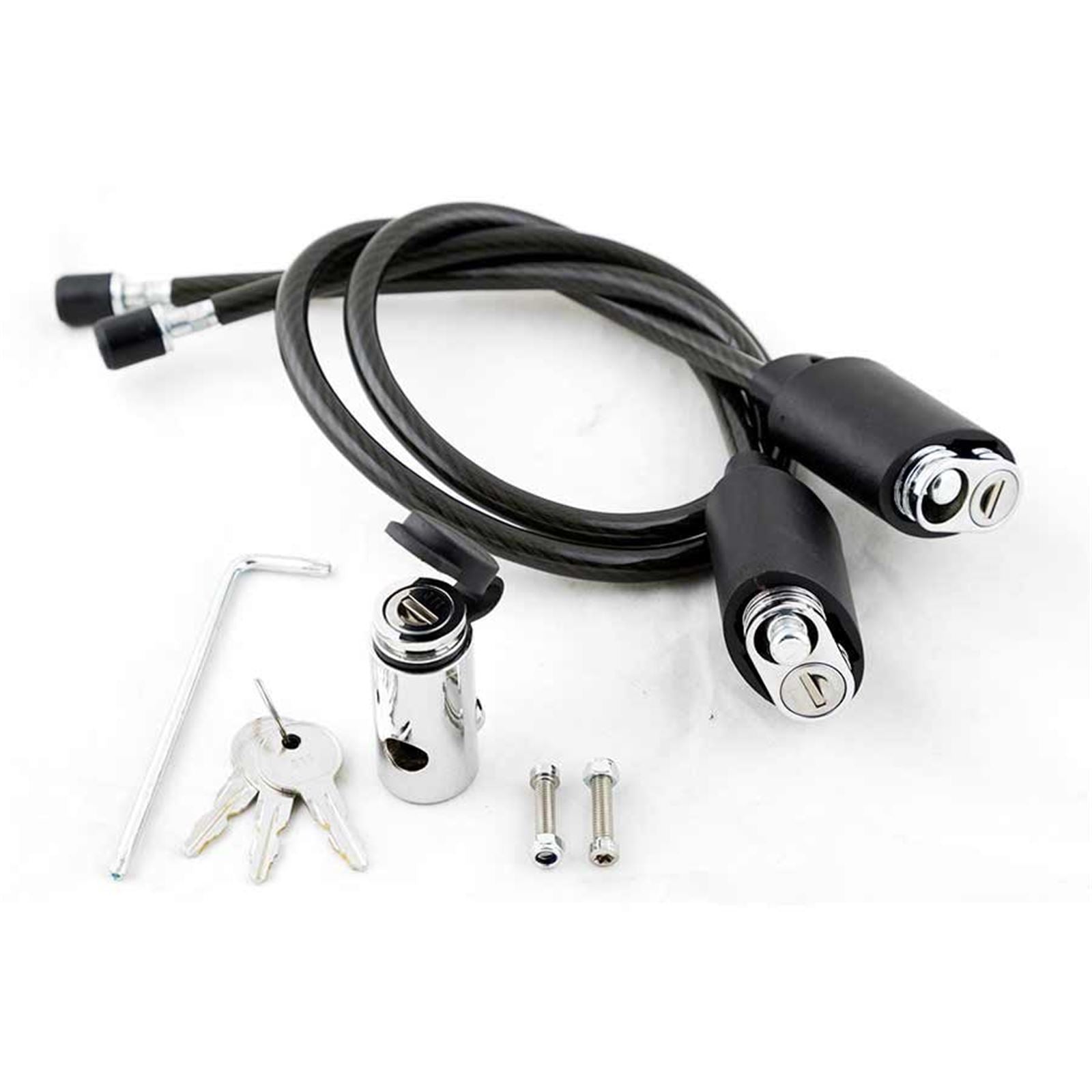 Kuat Transfer Cable Lock Kit with Locking Hitch Pin - Triple [MPN: ATSCLK13]_1110656
