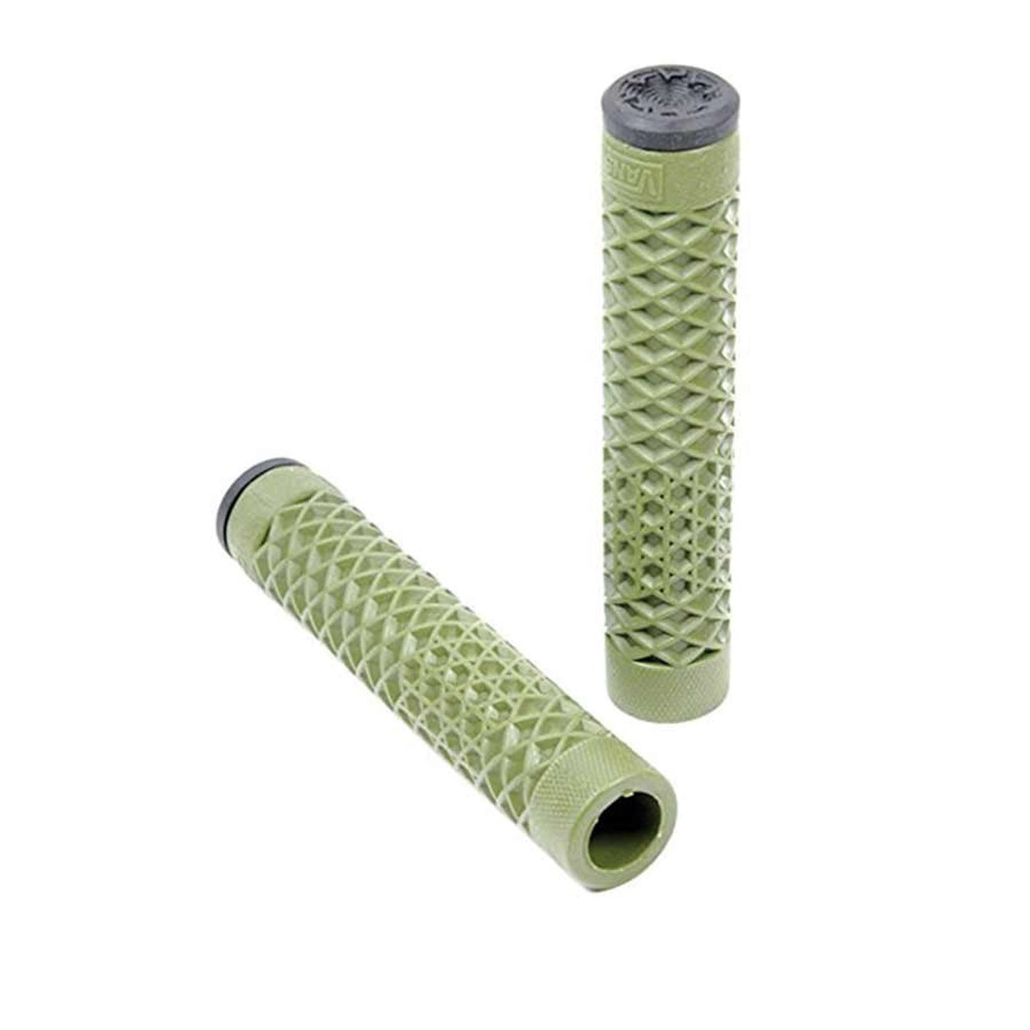 ODI Cult X Vans Flangeless Bike Grips 143mm - Army Green - Pair [MPN: A01VNAG]_1110890