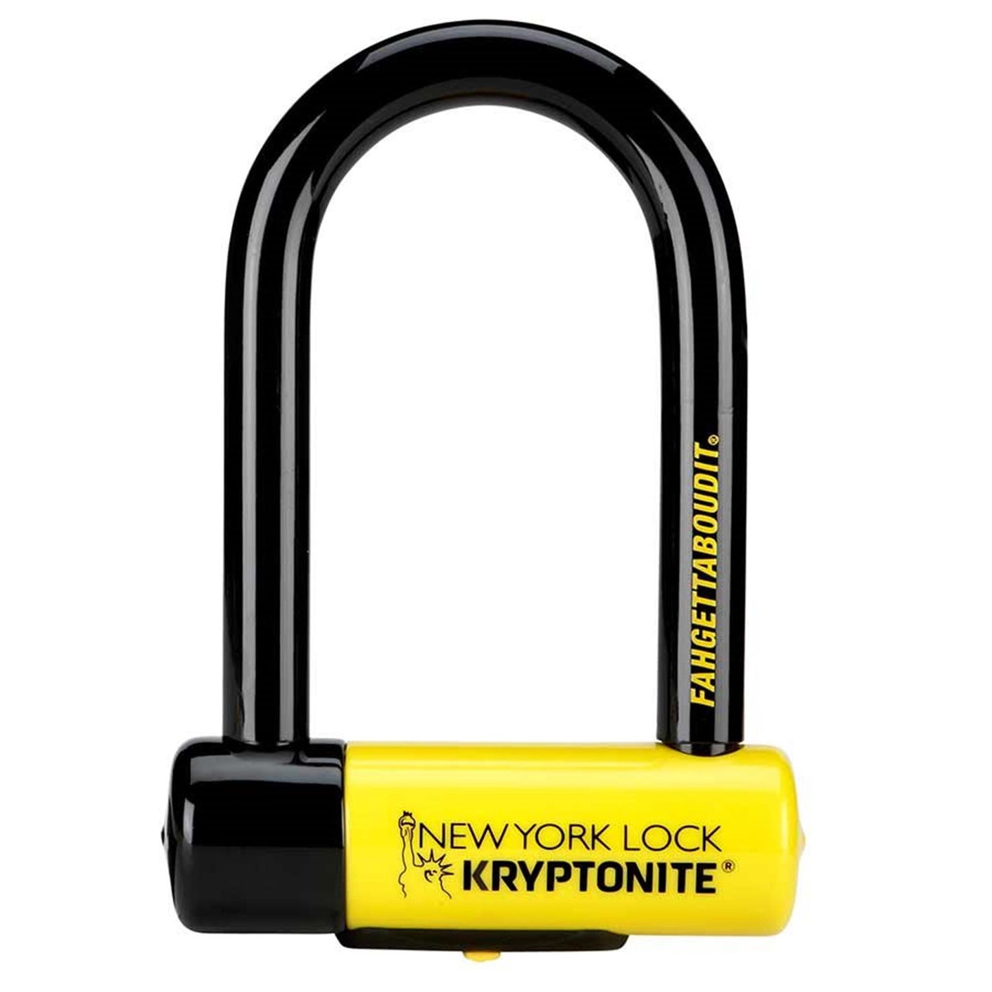Kryptonite New York Fahgettaboudit Mini (DD) Bike U-Lock - Yellow [MPN: 002178]_1110869