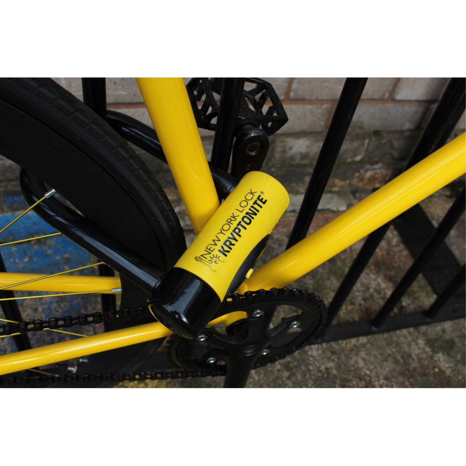 Kryptonite New York Fahgettaboudit Mini (DD) Bike U-Lock - Yellow [MPN: 002178]_1217919
