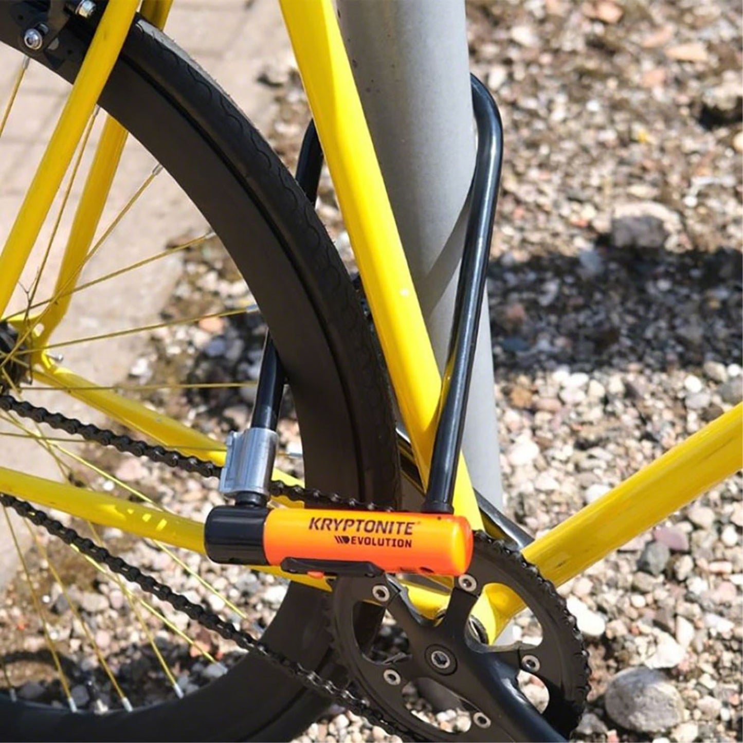 Kryptonite Evolution LS (DD) Bike U-Lock - Orange [MPN: 002147]_1217932