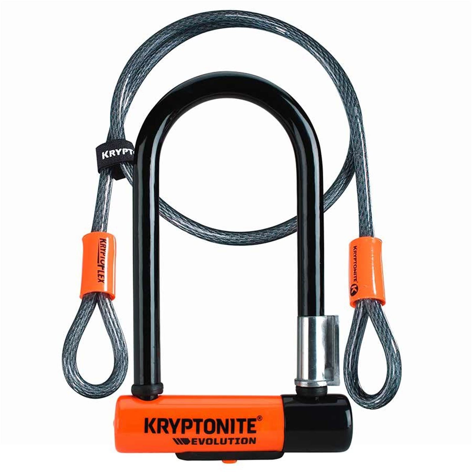 Kryptonite Evolution Mini-7 (DD) Bike U-Lock - Orange [MPN: 002079]_1110877