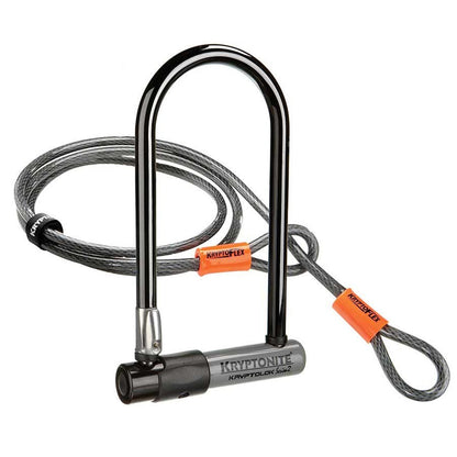Kryptonite KryptoLok STD w/Cable (DD) Bike U-Lock - Grey [MPN: 001966]_1110933
