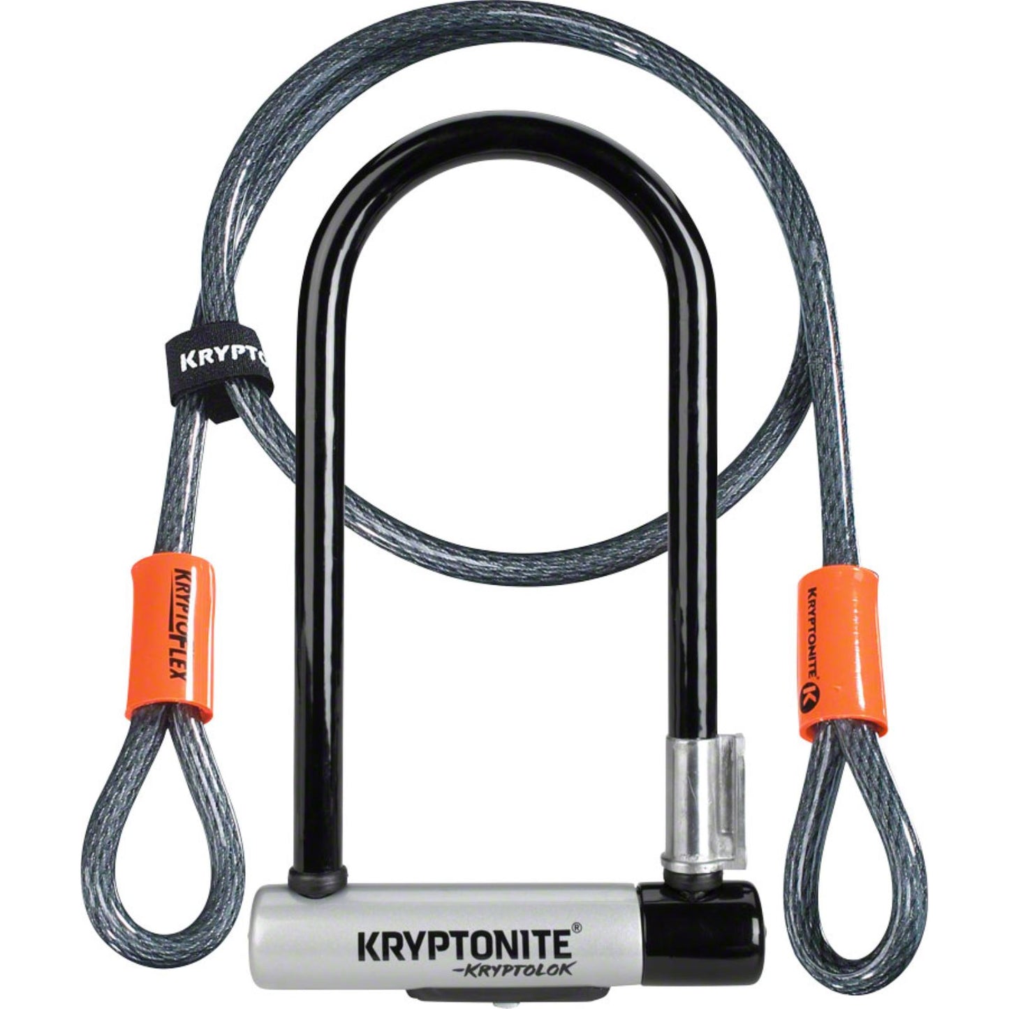 Kryptonite KryptoLok STD w/Cable (DD) Bike U-Lock - Grey [MPN: 001966]_1217967