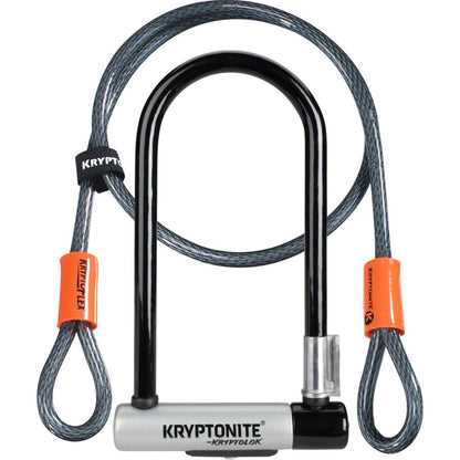 Kryptonite KryptoLok STD w/Cable (DD) Bike U-Lock - Grey [MPN: 001966]_1217967
