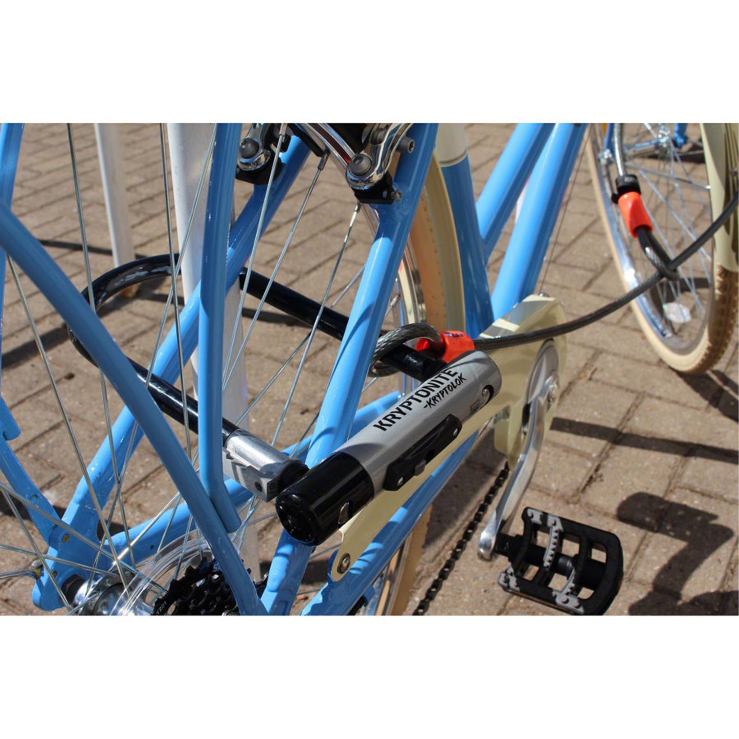 Kryptonite KryptoLok STD w/Cable (DD) Bike U-Lock - Grey [MPN: 001966]_1217972