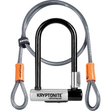 Kryptonite KryptoLok Mini-7 w/Cable (DD) Bike U-Lock - Grey [MPN: 001973]_1217981