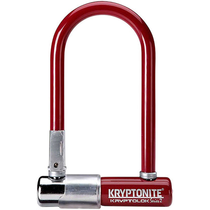 Kryptonite Kryptolok Mini-7 (DD) Bike U-Lock - Red [MPN: 002024]_1234849
