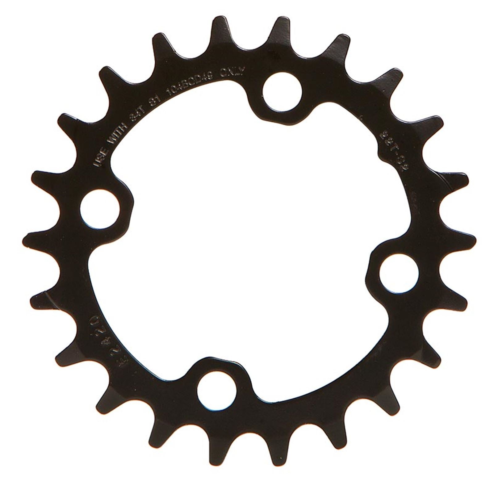 SRAM 22T Chainring BCD: 64 - Steel - Black [MPN: 11.6218.023.001]_1110978