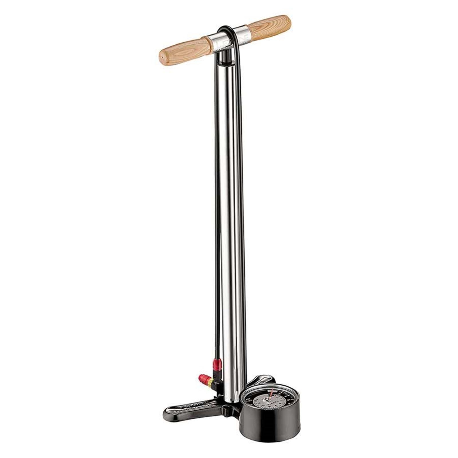 Lezyne Alloy Floor Drive 3.5" Floor Pump 220psi - Silver [MPN: 1-FP-AFLDR-V506]_1111028