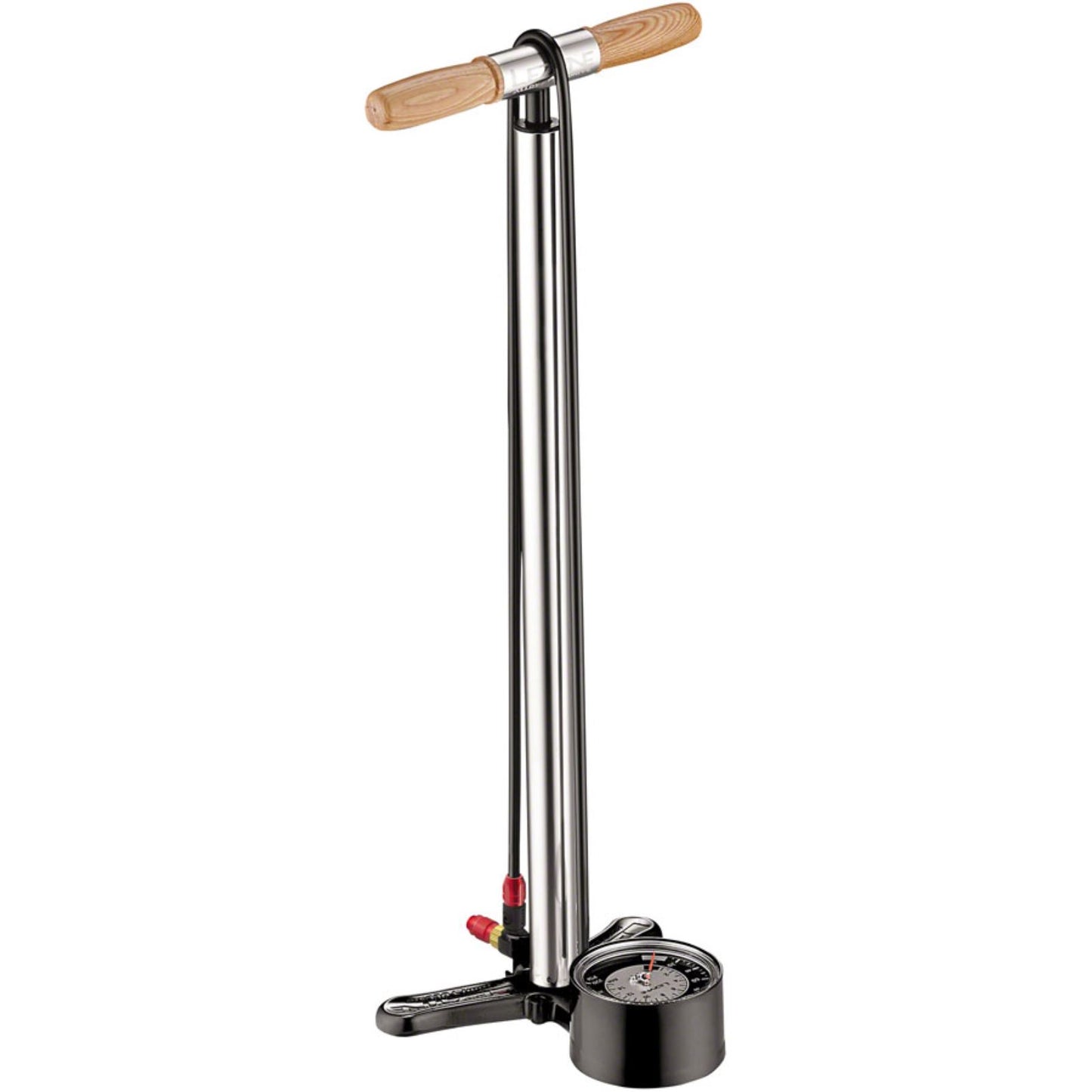 Lezyne Alloy Floor Drive 3.5" Floor Pump 220psi - Silver [MPN: 1-FP-AFLDR-V506]_1226170