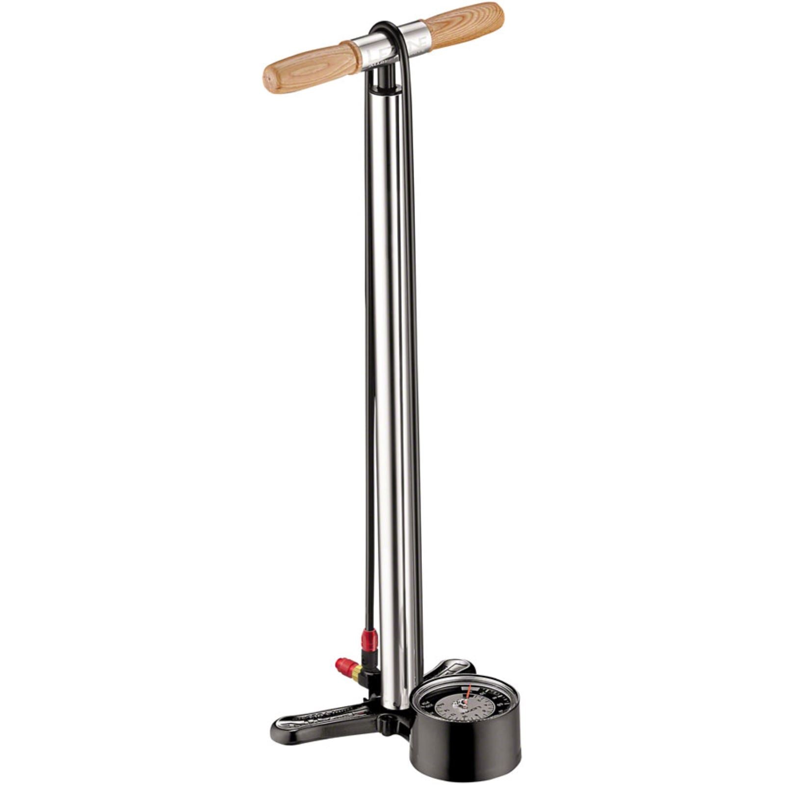 Lezyne Alloy Floor Drive 3.5" Floor Pump 220psi - Silver [MPN: 1-FP-AFLDR-V506]_1226170