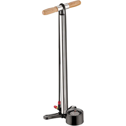 Lezyne Alloy Floor Drive 3.5" Floor Pump 220psi - Silver [MPN: 1-FP-AFLDR-V506]_1226170