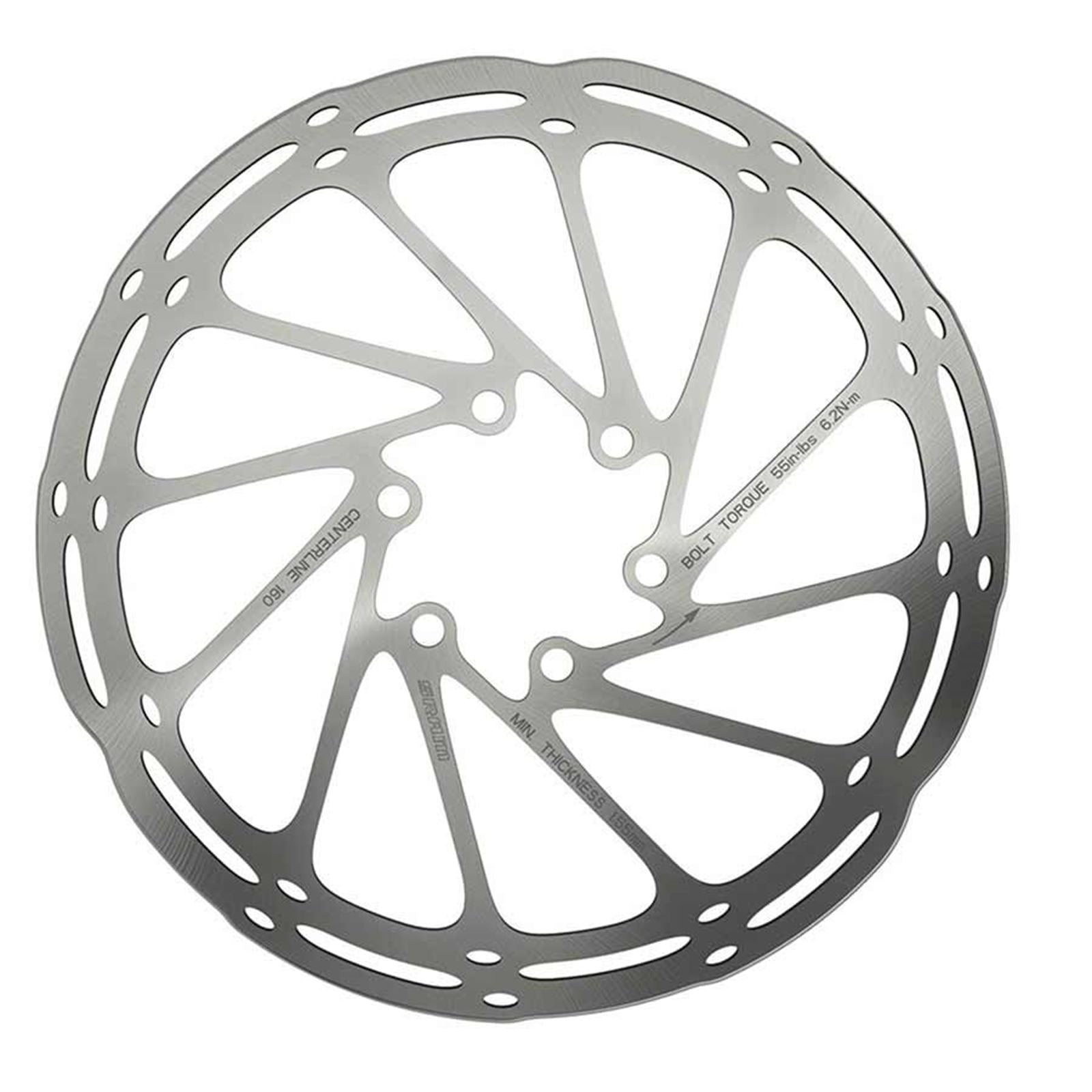 SRAM Centerline Rounded Disk Brake Rotor ISO 6B - 160mm [MPN: 00.5018.037.013]_1111040