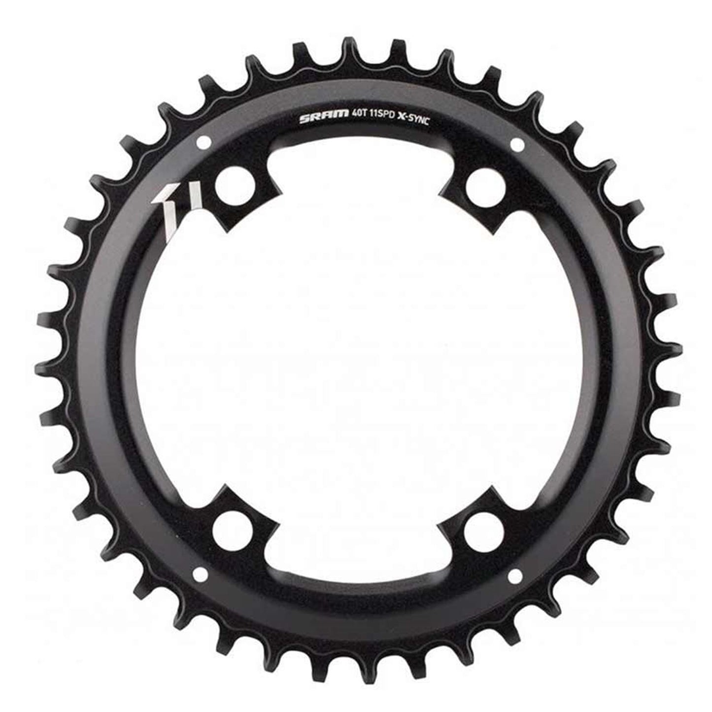 SRAM X-Sync Chainring 40T 110mm Asymmetric BCD, Black  [MPN: 11.6218.037.000]_1111024