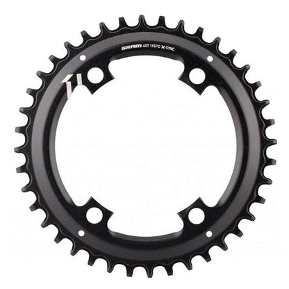 SRAM X-Sync Chainring 40T 110mm Asymmetric BCD, Black  [MPN: 11.6218.037.000]_1111024