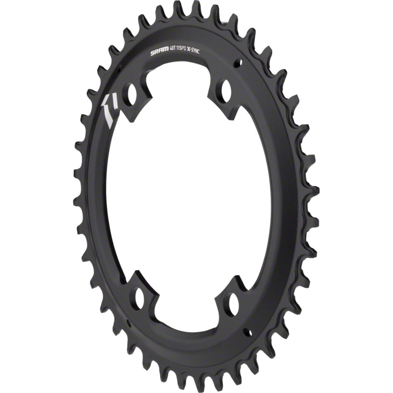 SRAM X-Sync Chainring 40T 110mm Asymmetric BCD, Black  [MPN: 11.6218.037.000]_1221097