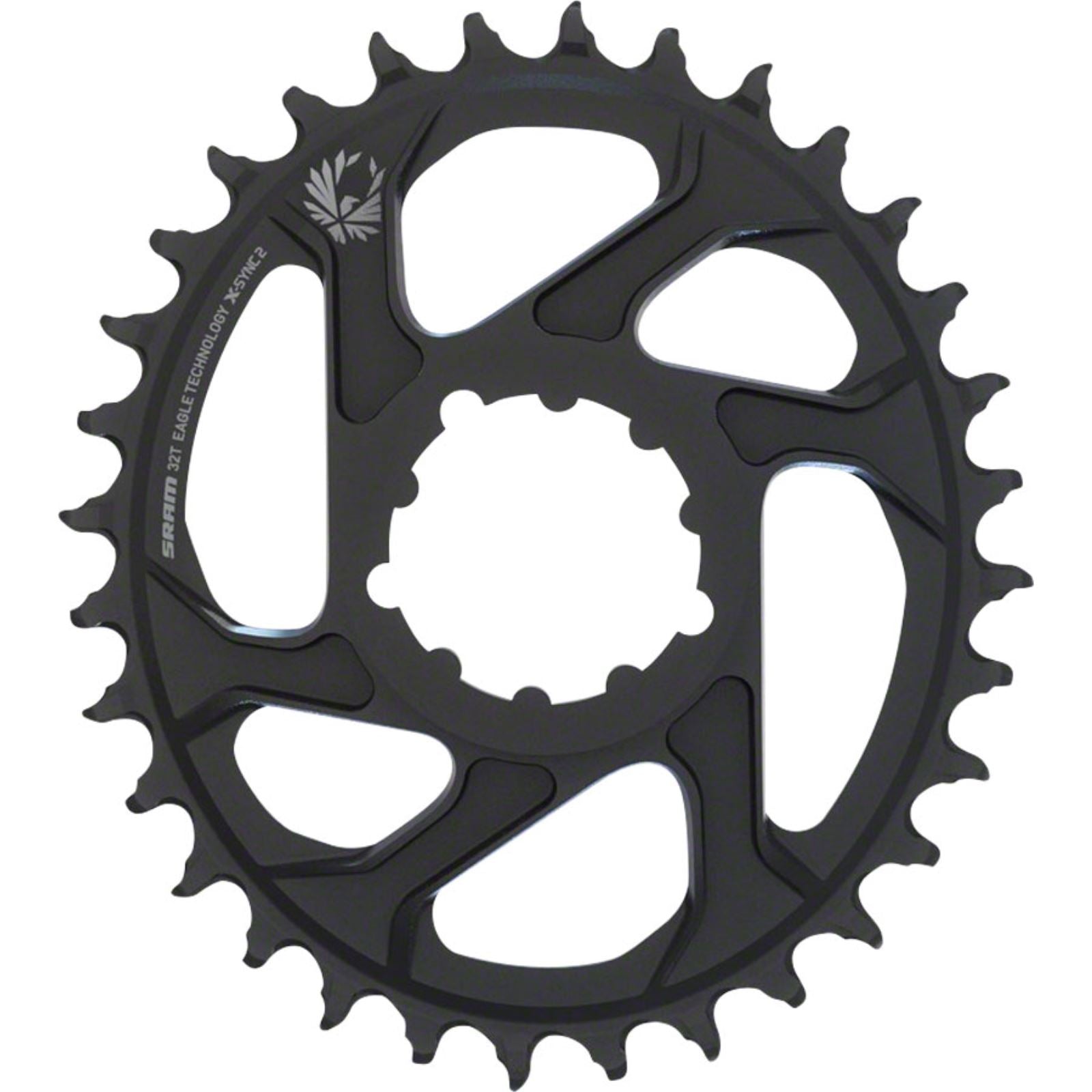 SRAM X-Sync 2 Oval 32T Chainring - Aluminum - Black [MPN: 11.6218.038.010]_1223285