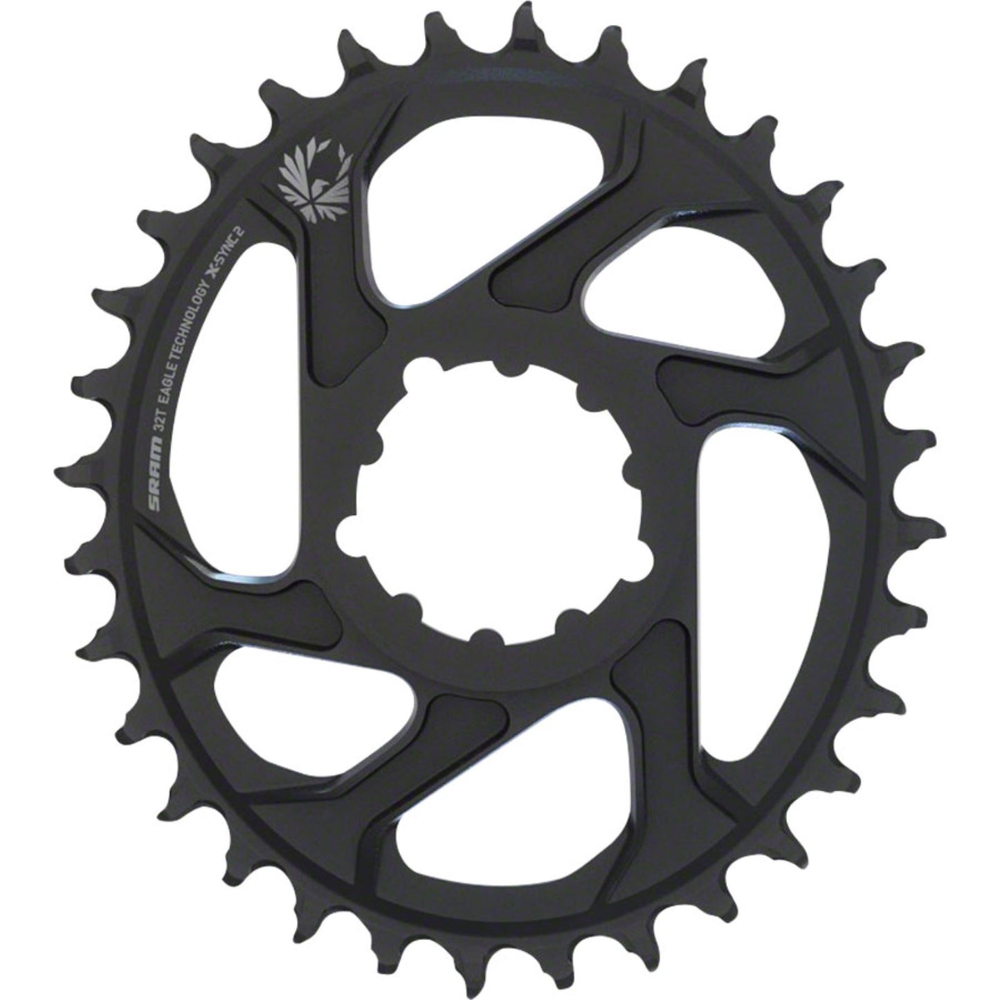 SRAM X-Sync 2 Oval 32T Chainring - Aluminum - Black [MPN: 11.6218.038.000]_1223287