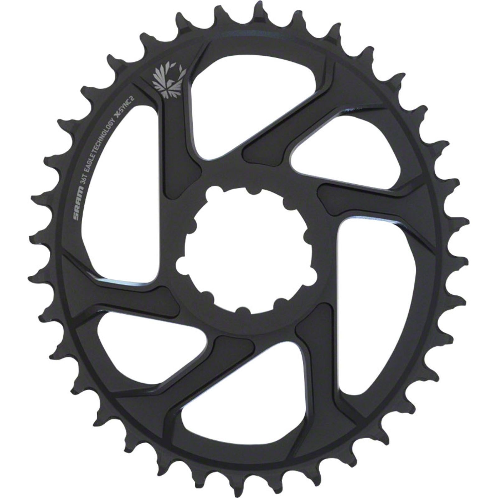 SRAM X-Sync 2 Oval 36T Chainring - Aluminum - Black [MPN: 11.6218.038.040]_1223266