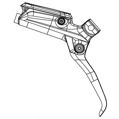 SRAM Level Ultimate Disc Brake Lever Assembly - Carbon Lever - Black  [MPN: 11.5018.046.012]_1111234