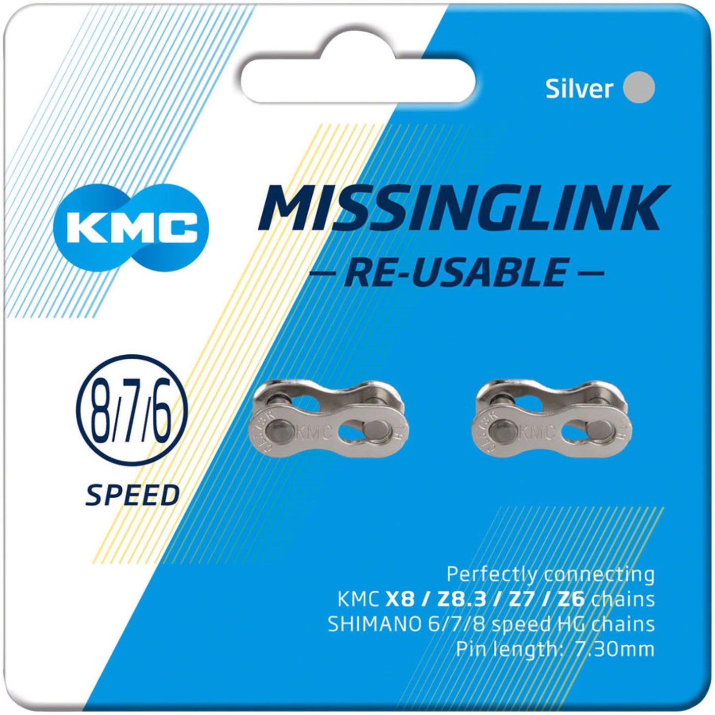 KMC Missinglink  6/7/8 Speed - 7.3mm - 2pcs [MPN: CL573R]_1247125