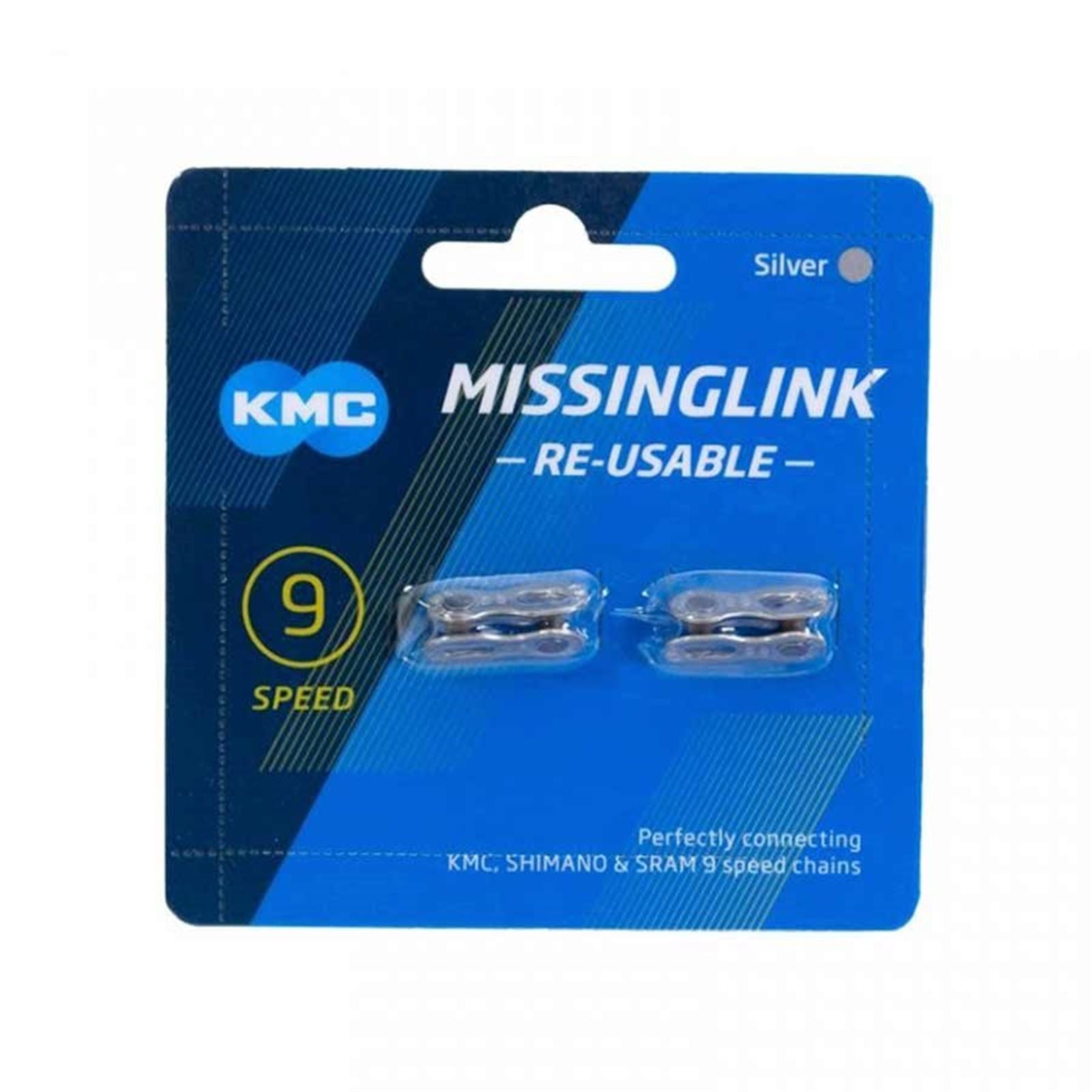 KMC Missinglink - 9spd. - 2-piece card - Pair [MPN: CL566R (Reusable)]_1111460