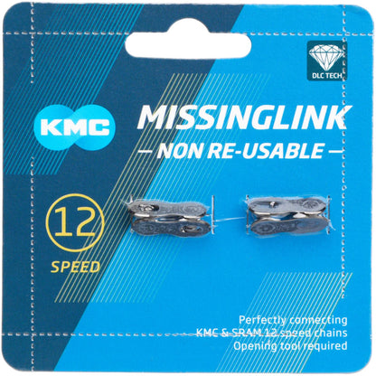 KMC Missinglink 12 Speed - DLC Black - 2pcs [MPN: MissingLink-12 DLC]_1257386