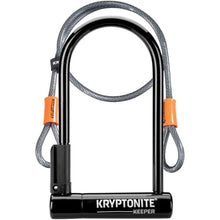Kryptonite Keeper - Double Deadbolt w/4' Flex Bike U-Lock - Black [MPN: 004370]_1263900
