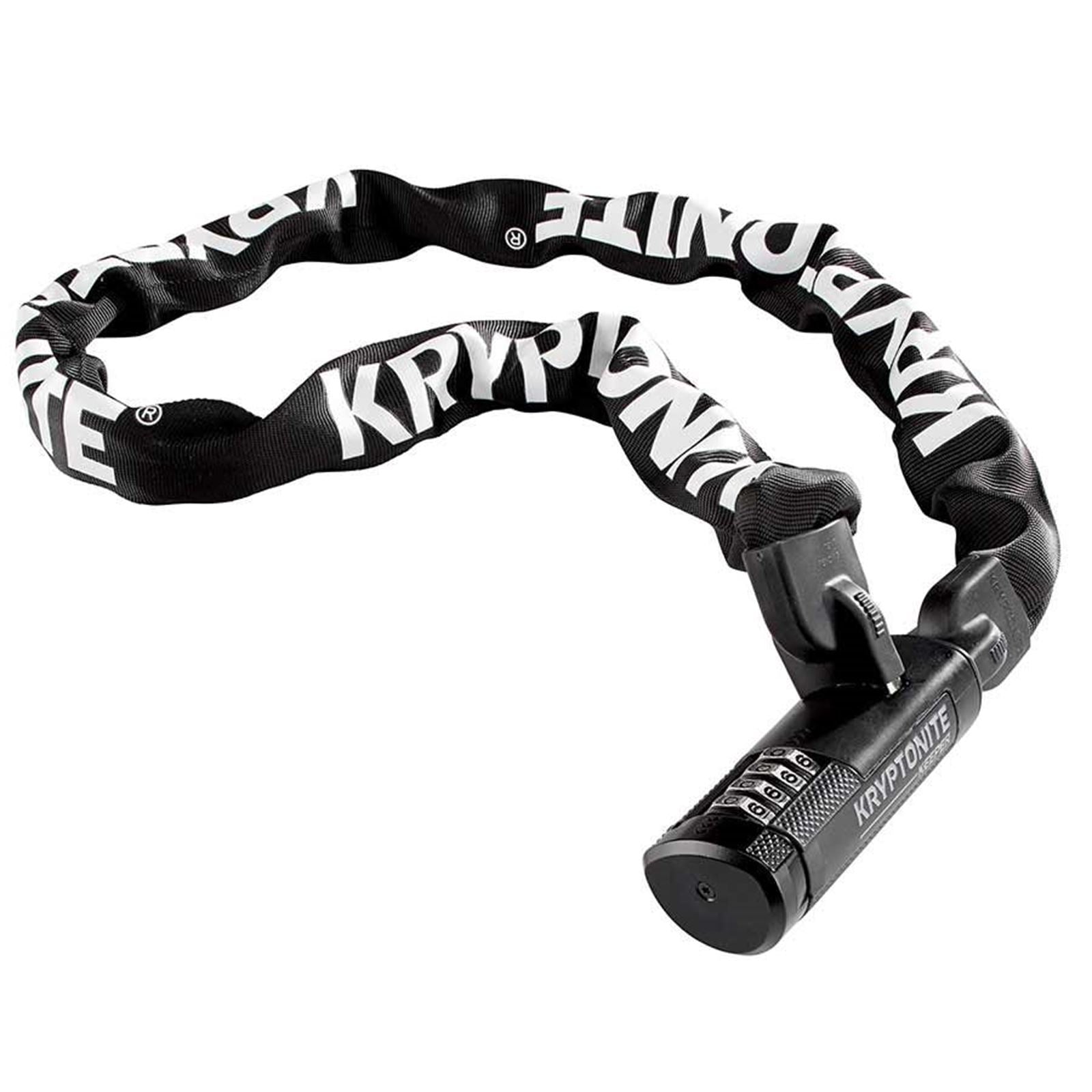 Kryptonite Keeper 712 Chain Bike Lock - Combination - 7mm/120cm - Black [MPN: 003298]_1111690