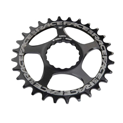 Race Face Cinch Direct Mount 24T Chainring - Aluminum - Black [MPN: RNWDM24BLK]_1111776