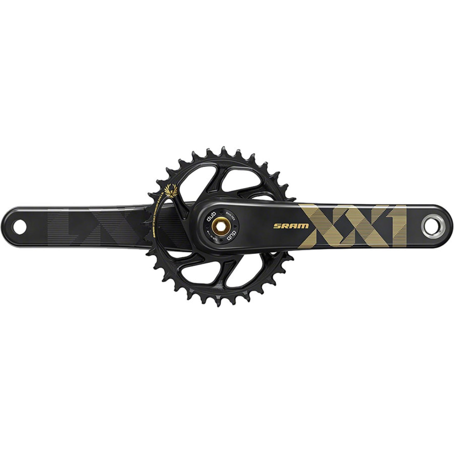 SRAM XX1 Eagle DUB Crankset 170mm - Gold - Boost [MPN: 00.6118.526.003]_1226794