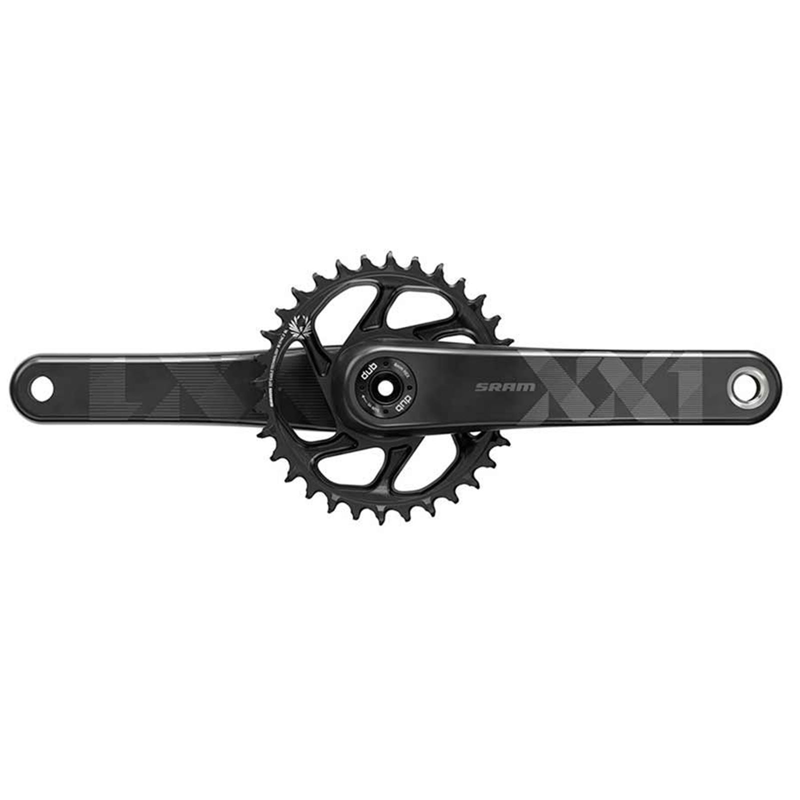 SRAM XX1 Eagle DUB Crankset 170mm - Black - Boost [MPN: 00.6118.526.007]_1111812