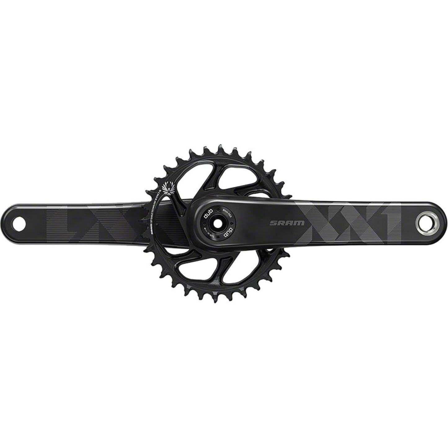 SRAM XX1 Eagle DUB Crankset 170mm - Black - Boost [MPN: 00.6118.526.007]_1226798