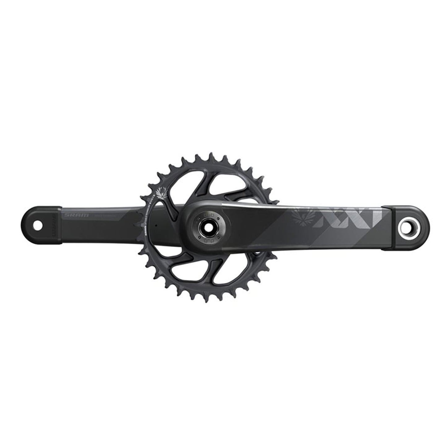 SRAM XX1 Eagle DUB Crankset 170mm - Cannondale AI - Black [MPN: 00.6118.583.000]_1111746