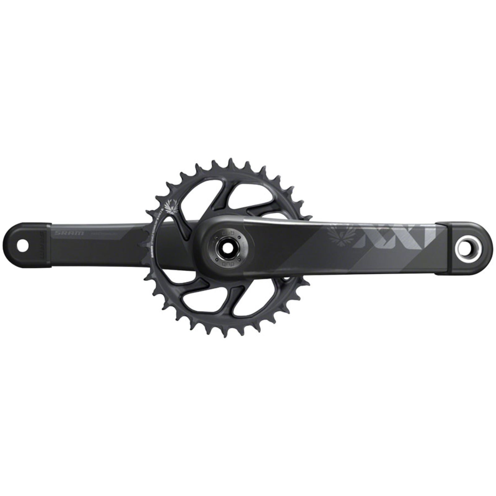 SRAM XX1 Eagle DUB Crankset 170mm - Cannondale AI - Black [MPN: 00.6118.583.000]_1256174
