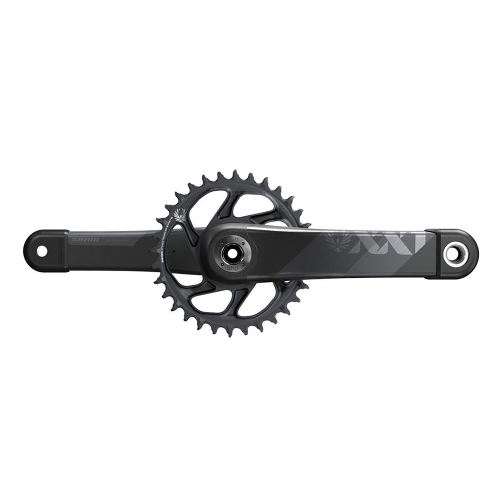 SRAM XX1 Eagle DUB Crankset 175mm - Cannondale AI - Black [MPN: 00.6118.583.001]_1111945