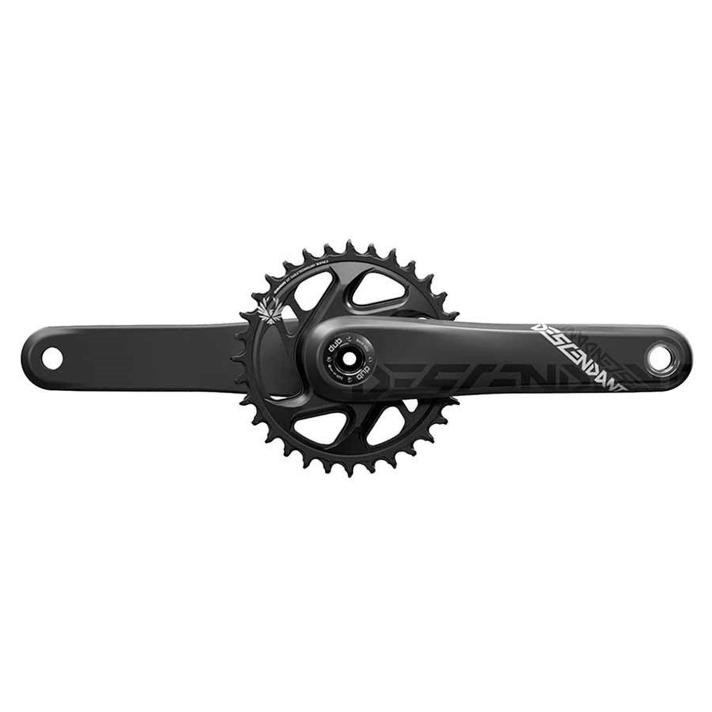 Truvativ Descendant Carbon DUB Crankset 170mm - Black - MTB [MPN: 00.6118.531.001]_1111886