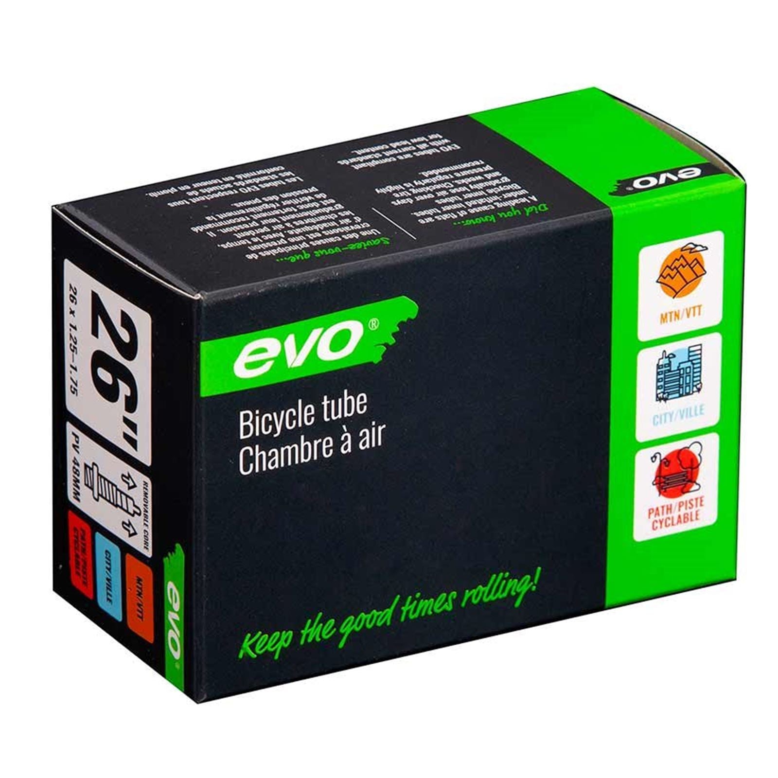 EVO Presta, Bike Tube, Length: 48mm 26'' BU0412_1112273