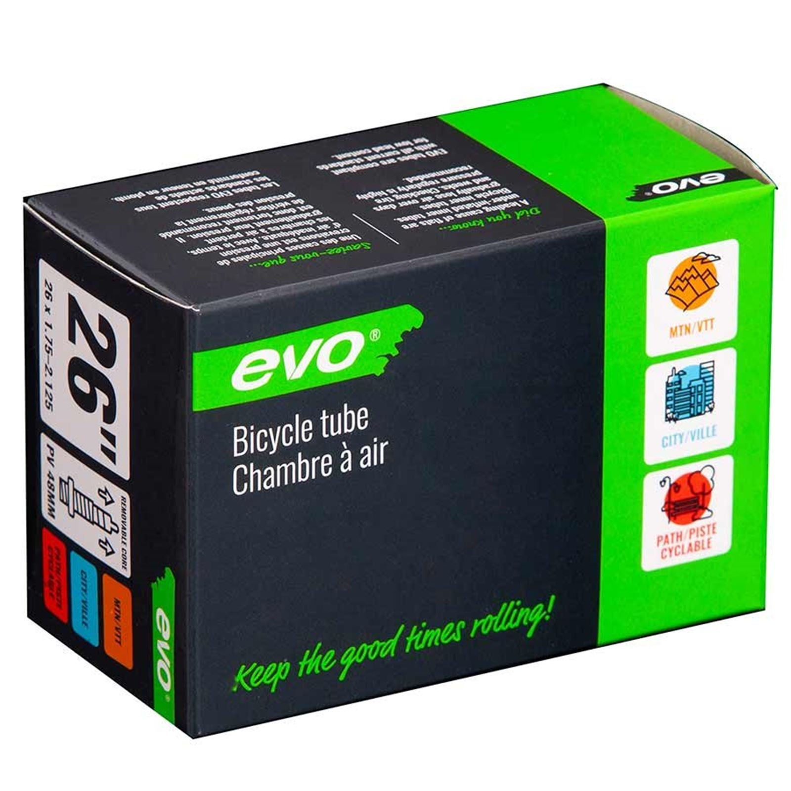 EVO Presta, Bike Tube, Length: 48mm 26'' BU0389_1112274