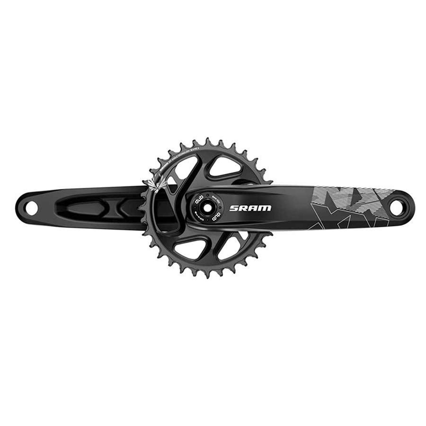 SRAM NX Eagle DUB Crankset 175mm - Black - Fat Bike [MPN: 00.6118.525.006]_1113063