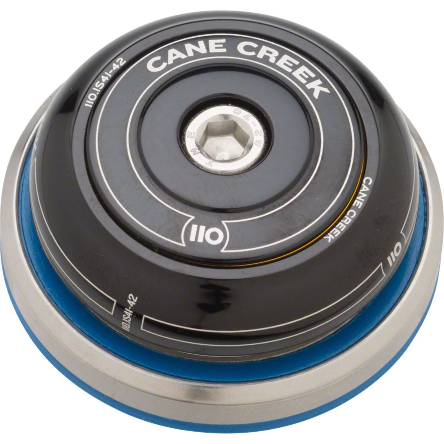 Cane Creek 110 Integrated Tapered Headset Complete IS41/28.6/H9 | IS52/40 - Black [MPN: BAA0768K]_1319937