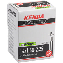 Kenda - Bicycle Schrader Bike Tube, Length: 35mm 14'' 12140002_1232059