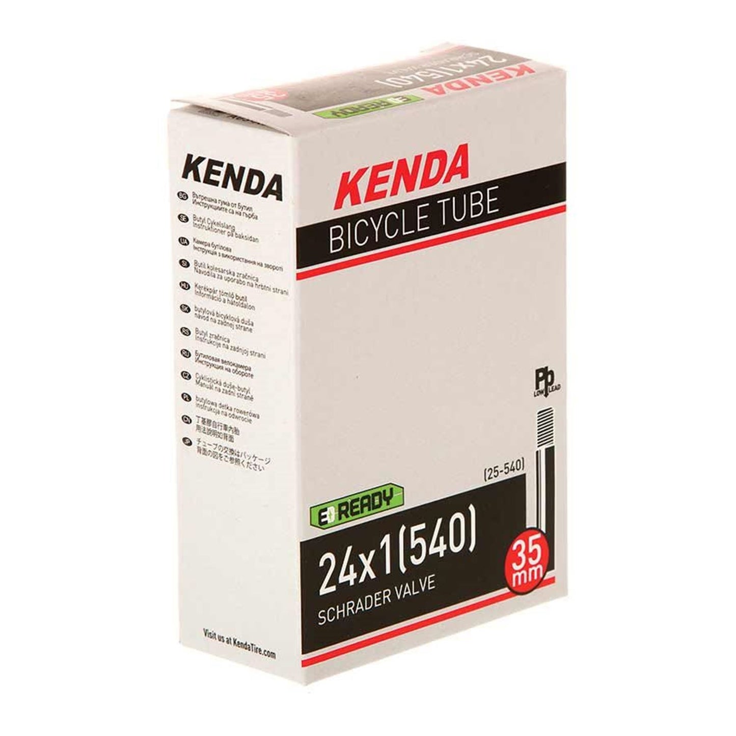 Kenda - Bicycle Schrader Bike Tube, Length: 35mm 24'' [MPN: 12240001]_1113167