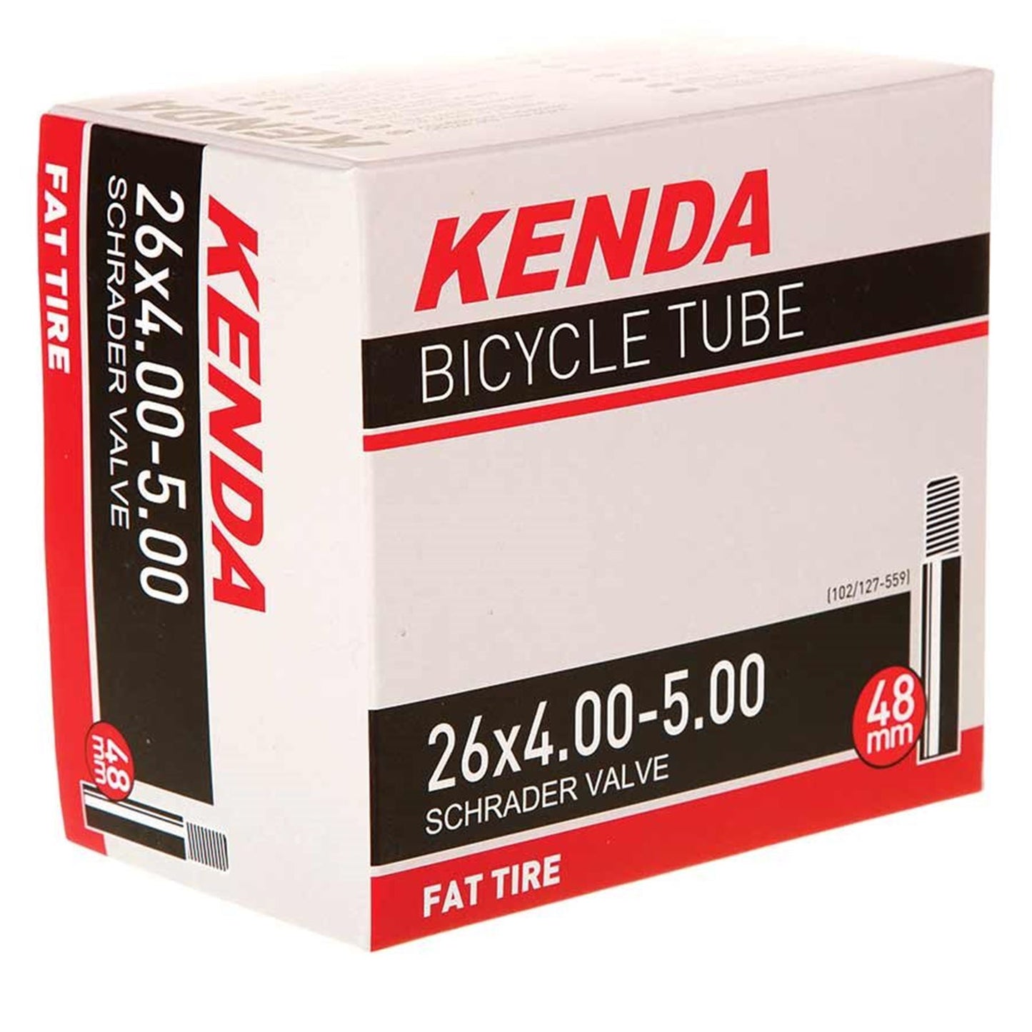 Kenda - Bicycle Schrader Tube - Length: 48mm 26'' - 4.00-5.00 [MPN: (SWITCH TO US PO) 5K400489]_1113226