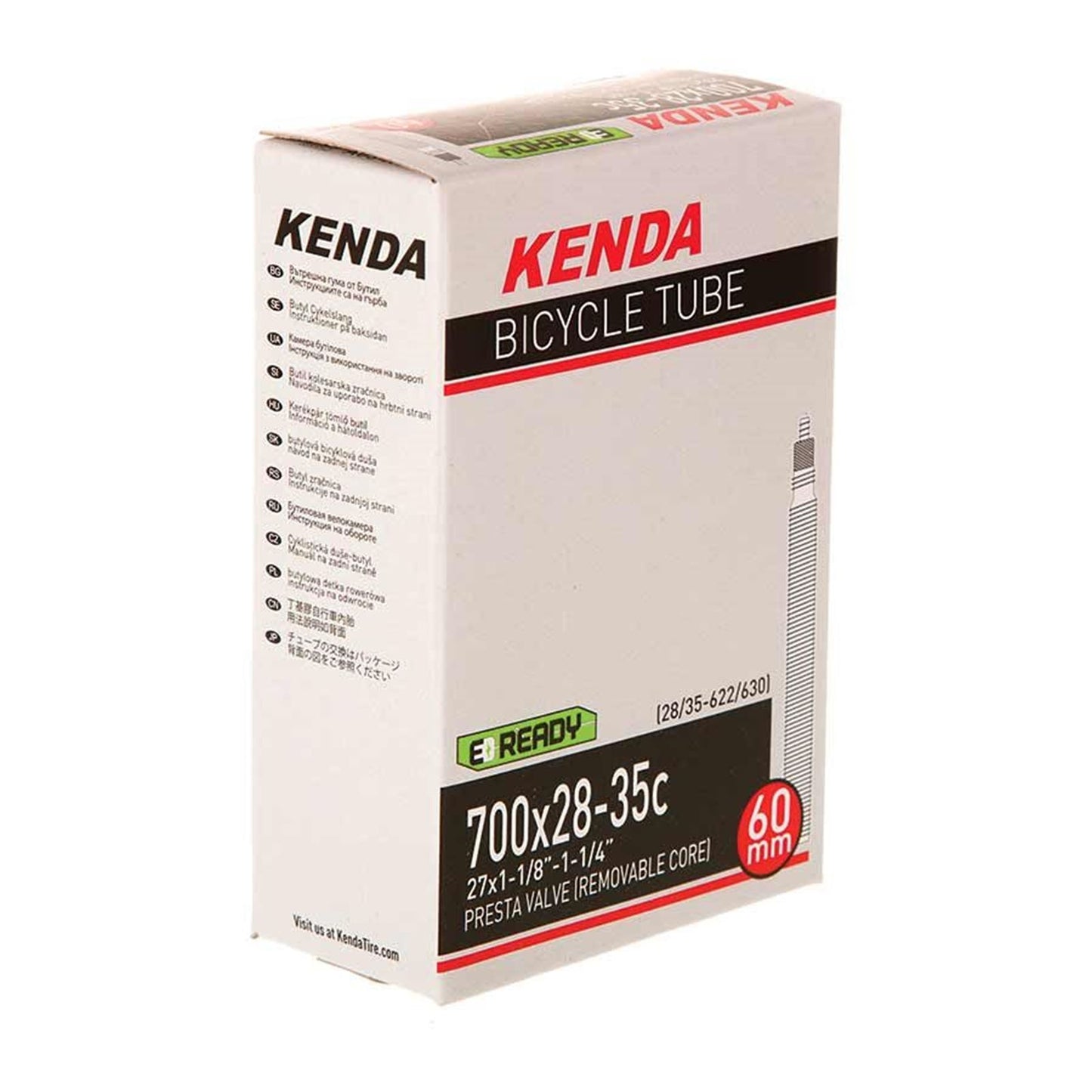 Kenda - Bicycle Bike Tube, Presta, Length: 32mm - 700Cx20-28C 12700003_1113221