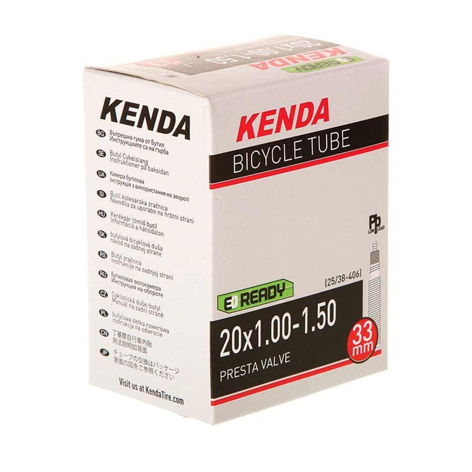 Kenda - Bicycle Presta-Removable Valve Core Tube, Presta, 48mm [MPN: (SWITCH TO US PO) 12260017]_1113200